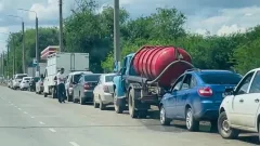 Очереди за автогазом вновь образовались на заправках Уральска