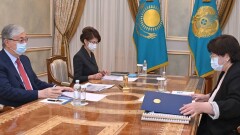 Президент Токаев принял уполномоченного по правам человека Эльвиру Азимову