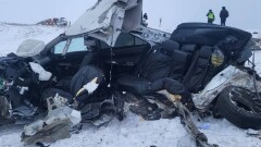 Трое взрослых и двое детей погибли в ДТП на трассе в Атырауской области