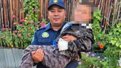Полицейский вынес ребёнка из горящего дома в ВКО