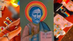Казахстанцев возмутила открытка с изображением "радужного" Чокана Валиханова