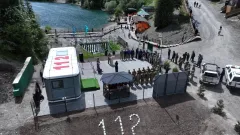 Современный спасательный пункт открыли на озере Кольсай