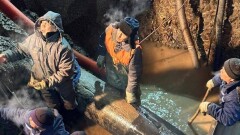 В Экибастузе снова коммунальная авария. Повреждён технический водопровод, предназначенный для ТЭЦ