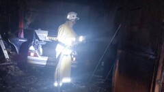 Пожар на СТО произошёл в Таразе