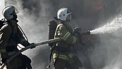 Пожар произошёл в паркинге многоэтажки в Астане