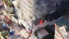 Отель загорелся в турецкой Аланье
