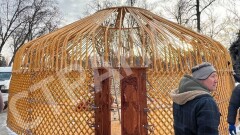 Ещё одну "юрту несокрушимости" устанавливают в Киеве