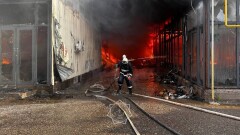 Пожар на барахолке в Алматы потушили