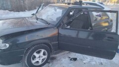 В Костанае оштрафовали водителя, разбившего в знак протеста свою машину на глазах у полицейских