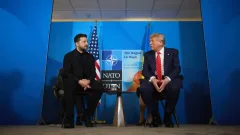 Зеленский встретился с Трампом в Гааге