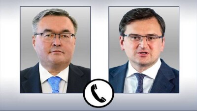 Главы МИД Казахстана и Украины поговорили по телефону