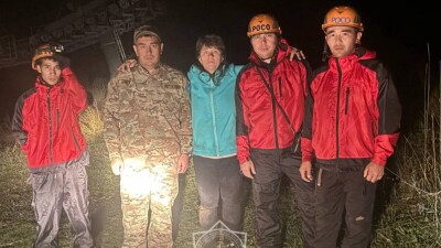Гид заблудилась в горах в Талгарском районе