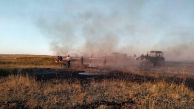 В Карагандинской области скончался мужчина, помогавший тушить степной пожар