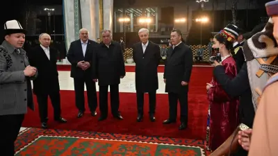 Токаев, Путин, Рахмон и Лукашенко провели неформальную встречу в резиденции Жапарова