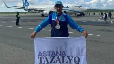 1300 км из Астаны в Алматы пробежит казахстанский ультрамарафонец для голосования на выборах в Курултай