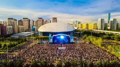 На концерты open air в Астане пришли более 100 тысяч зрителей