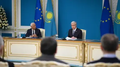 Президент Казахстана и глава Евросовета выступили с совместным заявлением