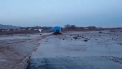Талые воды отрезали дорогу в село Жетысуской области