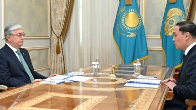 О развитии Жамбылской области отчитался аким региона Токаеву