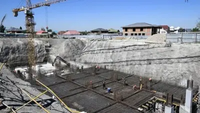 Основные работы на новой станции метро "Калкаман" выполнили на 75%