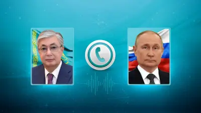 Президенты Токаев и Путин провели телефонный разговор
