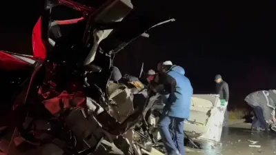 Пять человек погибли в аварии с грузовиком на трассе Усть-Каменогорск – Риддер