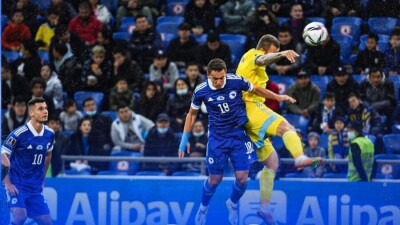 Сборная Казахстана уступила Боснии и Герцеговине в отборочном турнире ЧМ-2022