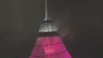 Пожарные выехали на вызов в "Хан Шатыр"