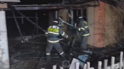 Дачные домики тушили спасатели в Уланском районе ВКО