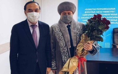 Жандарбека Бекшина проводили на пенсию