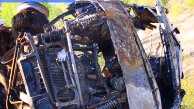 В ВКО опрокинулся и загорелся грузовик. Погибли двое взрослых и двое детей