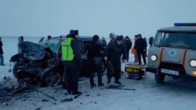 Пять человек погибли в аварии на трассе в ЗКО