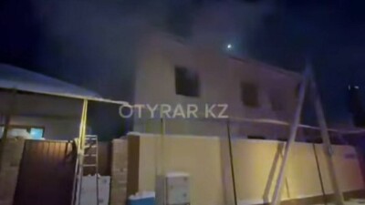 Полиция расследует смертельный пожар в Шымкенте