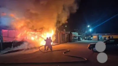 Кафе быстрого питания горело в Конаеве