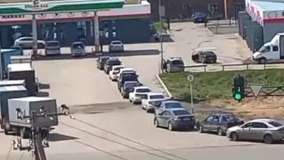 Огромные очереди за газом образовались на заправках в Актобе