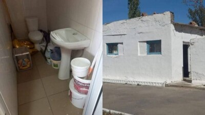 Замдиректора школы в Туркестанской области наказали за урну с гербом Казахстана в туалете