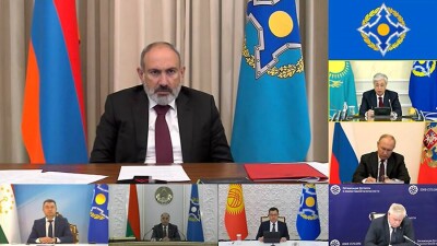 Токаев принял участие в сессии совета ОДКБ по ситуации на армянско-азербайджанской границе