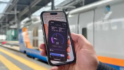 Ещё один поезд Тальго подключили к высокоскоростному спутниковому интернету