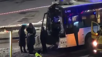 ДТП с автобусом в Астане: пострадали 15 человек