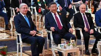 Токаев посетил в Москве концерт в честь 80-й годовщины Великой Победы