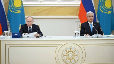 Президенты Казахстана и России выступили с совместным заявлением для СМИ