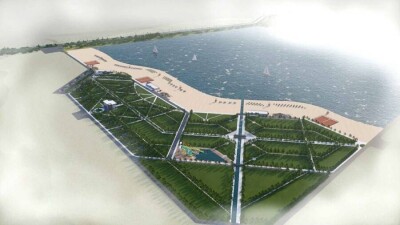 В Туркестане строят уникальную зону отдыха с искусственным озером и элитными коттеджами