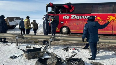 Авария с 26 авто в Жамбылской области: четверо пострадавших находятся в реанимации