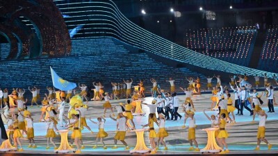 Казахстанские спортсмены приняли участие в церемонии открытия XIX Азиатских игр