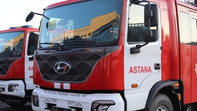 Пожар произошёл в крытом паркинге в Астане