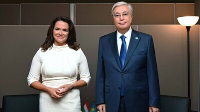 Токаев встретился с президентом Венгрии в Нью-Йорке