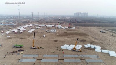 В Китае вновь начали строить больницы для пациентов с Covid-19