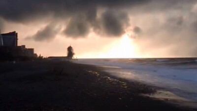 На берегу Батуми взорвалась морская мина