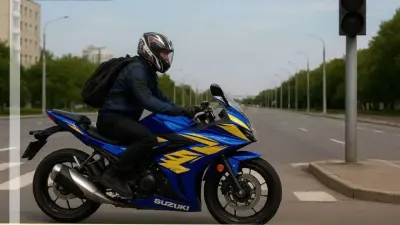 Лихача на мотоцикле арестовали на 15 суток в Астане