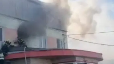 Общежитие горело в Астане